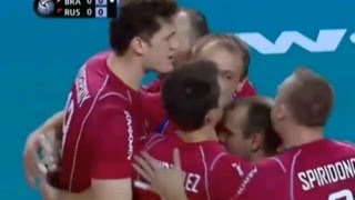 Liga Mundial de Volei Masculino 2013: Brasil 2 x 3 Russia [ FIVB World League ]
