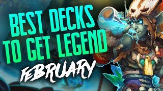 Hearthstone - Top Decks to Climb Ladder in February 2019 (Report #121) | Dekkster