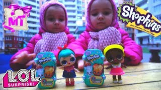 Куколки ЛОЛ 2 Волна и ШОПКИНС 3 Серия РАСПАКОВКА ИГРУШКИ для детей / LOLDolls & Shopkins Unboxing