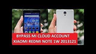 Cara Bypass Lupa Akun Mi Cloud Redmi Note 1w 3g 2013121