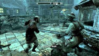 Skyrim NPC Fight