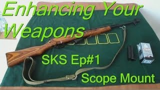 How To Install SKS Receiver Cover Scope Mount w/ Rail EASY (Enhancing Your Weapons: SKS Ep#1)