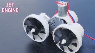 Powerful Jet Engine Using Twin Propeller