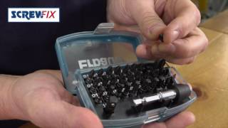 ERBAUER IMPACT SCREWDRIVER BIT SET 32 PIECES | Screwfix