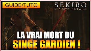 GUIDE/TUTO - LA VRAI MORT DU SINGE GARDIEN - COMMENT LE TUER - SEKIRO SHADOWS DIE TWICE - FR