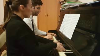 Henry Mancini - The Pink Panther (Four Hands Piano Cover)