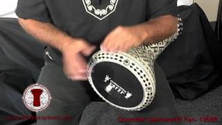 Gawharet El Fan 17" Mother of Pearl Mosaic Darbuka (1368B)