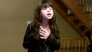 9 Year Old Singing I Wanna Know By Tyna Q(MINI TYNA Q)