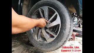 Replace wheel bearing hub tanpa mengunakan alat khusus "special tool" my father idea Daihatsu Sirion