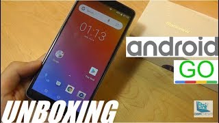 Unboxing: Blackview A20 Phablet - Android Go Smartphone?!