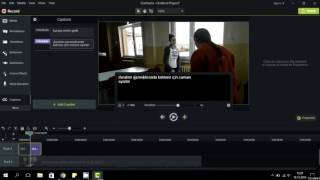 camstasia 9 alt yazı ekleme