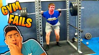 Reacting to FUNNY Gym FAILS ?
