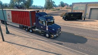 American Truck Simulator Рейс #42 Scania T Series (RJL) 6x4 ATS HD-1080p