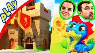 БолтушкА и ПРоХоДиМеЦ Защищают Свой ДРАКОНЬИЙ КЛАН! #143 Игра для Детей   Легенды Дракономании
