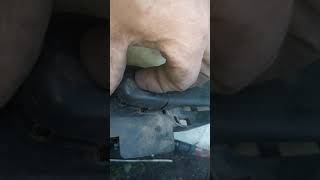 Как снять ручку двери Citroen C2