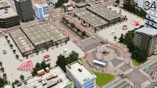Cities: Skylines - Downtown Metro Station and Transit Hub (City Build Episode 34)