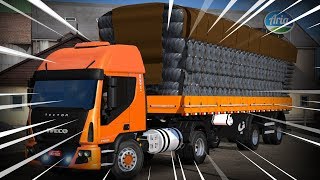 IVECO TECTOR NA GRANEL 2 EIXO CARREGADO DE CARVÃO-ETS2