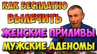 КАК БЕСПЛАТНО ВЫЛЕЧИТЬ ЖЕНСКИЕ ПРИЛИВЫ И МУЖСКУЮ АДЕНОМУ! Островский. Аденома простаты, формула 72.