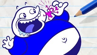 Let Pencilmate Eat Cake! -in- PIE HARD - Pencilmation Cartoons