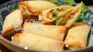 How to make Crab & Cheese Spring Rolls (Airfryer Recipe)
