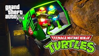 GTA 5 MOD - Teenage Mutant Ninja Turtles  GAMEPLAY (GTA 5 MOD)