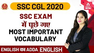 SSC Exam में पूछे गए Most Important Vocabulary | SSC CGL Class 2020 | English