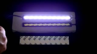 Дневные ходовые огни DRL LED COB МОЛНИЯ 17 CM