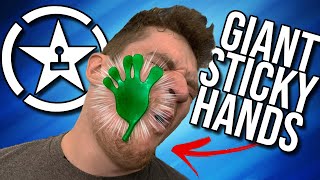 Slapping My Coworkers With Giant Sticky Hands - Between the Games