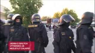 Výtržnosti Pardubických ultras v Hradci Králové