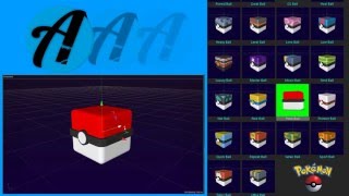 Cinema 4D Rig : 26 Poke Balls / Pokebollas