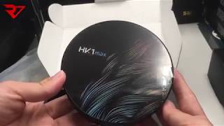 HK1 MAX RK3328 4G 32G Android 9.0 tv box Quad-Core 64bit set top box with Digital display 4K HK1MAX