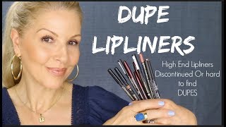 DUPES |  LIPLINERS | Hard to Find or Discontinued |  #drugstoredupes