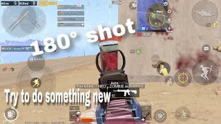 When I try to shoot 180° shot and this happened | PUBG MOBILE