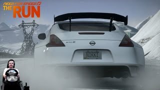 Хардкор в горах на Nissan 370Z Need for Speed: The Run на руле Fanatec Porsche GT2