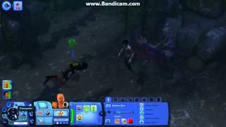 Давай играть в Sims 3 Райские Острова с Олеськой:-) Зловещий русал. #005