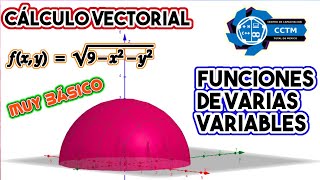???? ¿Cómo son las Funciones de varias variables? |Gráfica de contorno |¡Muy básico!| Cálculo Vectorial