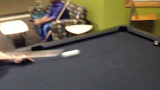 Playing Pool at University of Nebraska, Omaha