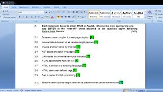 January 2011 Internet Technology and web Design M2-R4 Solved paper