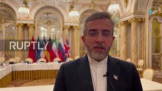 Austria: Vienna talks negotiators 'emphasised' importance of lifting sanctions - Iran's Bagheri