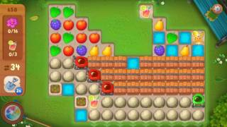 Gardenscapes Level 658 Walkthrough "No Boosters Used"