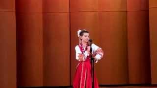 Конкурс Рождественская песня, Звягина Софья