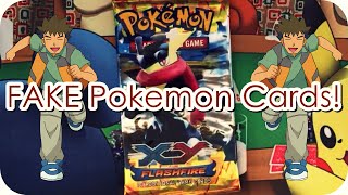 FAKE Pokemon XY Flashfire Pack Opening!