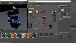 Урок по Octane render в  C4D (бронзовый материал)