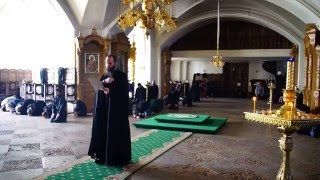 Первая Литургия Преждеосвященных Даров.Великий пост 2016 года