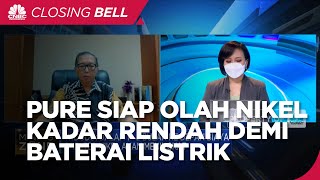 Demi Baterai Listrik, PURE Siap Olah Nikel Kadar Rendah di 2023