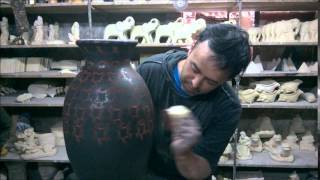 Cómo pintar con técnica "ponceado" sobre yeso.