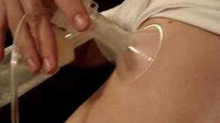 Man milking himself