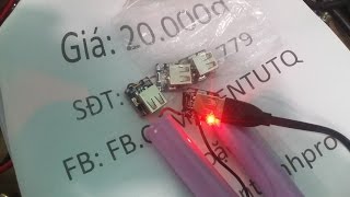 [Bán MĐ] Bán mạch sạc dự phòng và cell pin 4,2v giá rẻ