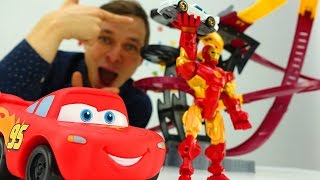 Машинки Тачки и Хот Вилс! Испытание новой трассы.