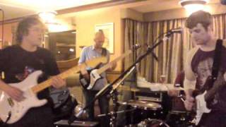 W T FEASTER BAND WITH MITCH LADDIE @ the hill top, stanley 20-08-10